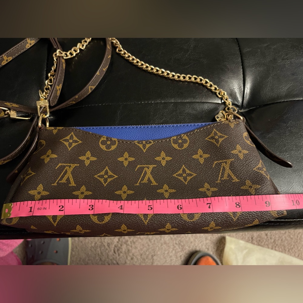 Monogram Canvas Multi-Color Crossbody Pochette fashion bag💙 - Picture 10 of 13